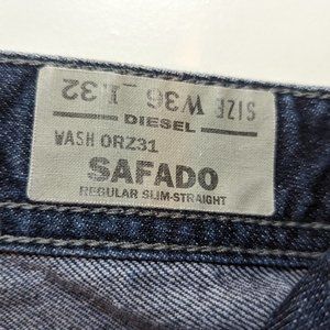 Diesel Safado Men's 36W x 32L Regular Slim Straight, Made in USA